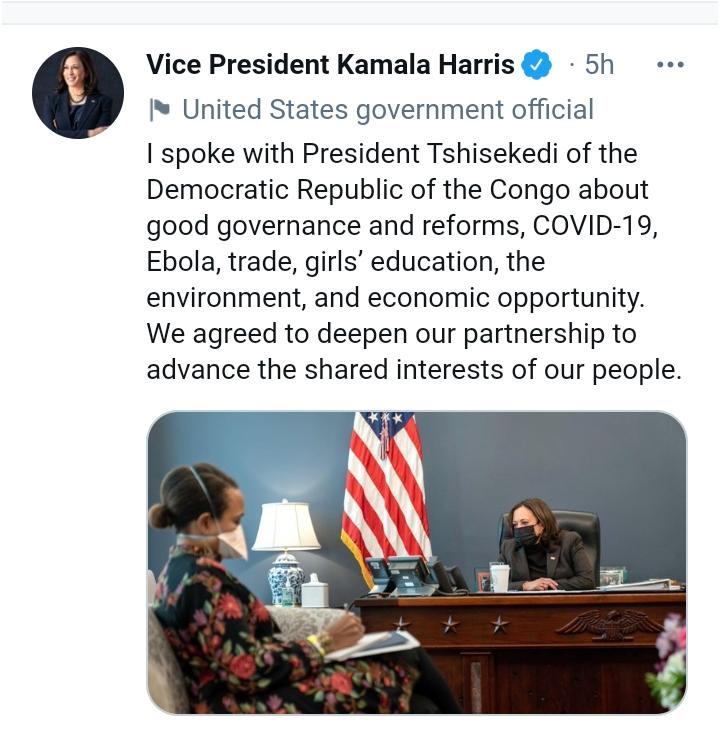 Twitte Kamala Harris