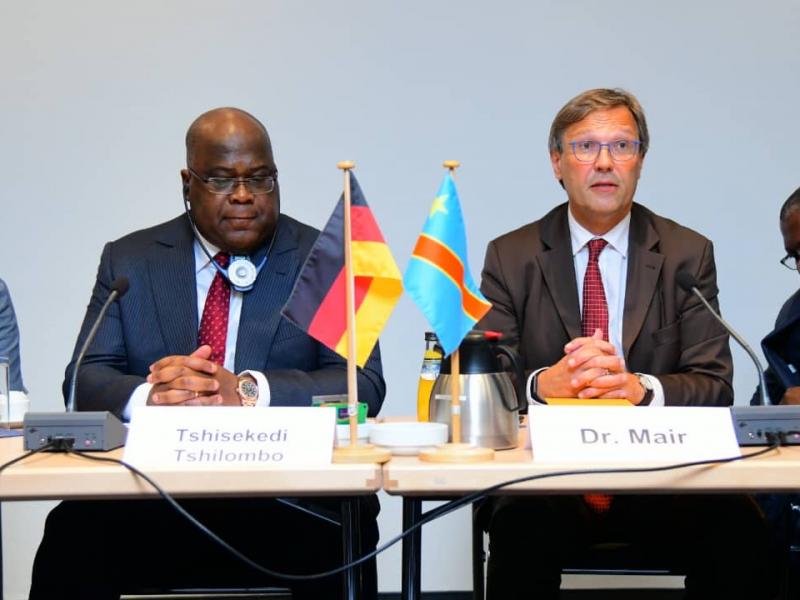 Felix Tshisekedi en Allemagne