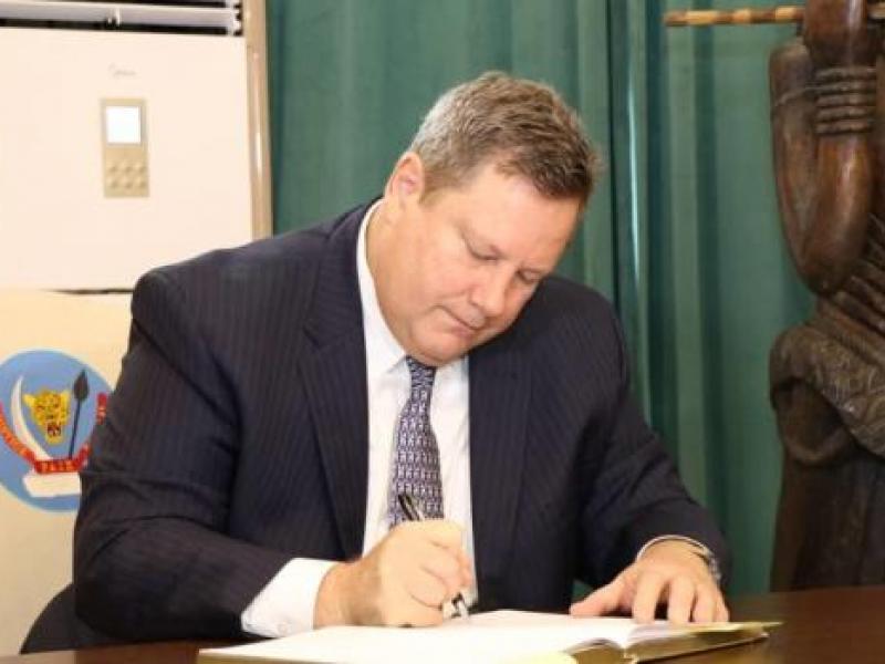 Mike Hammer, ambassadeur américain en RDC