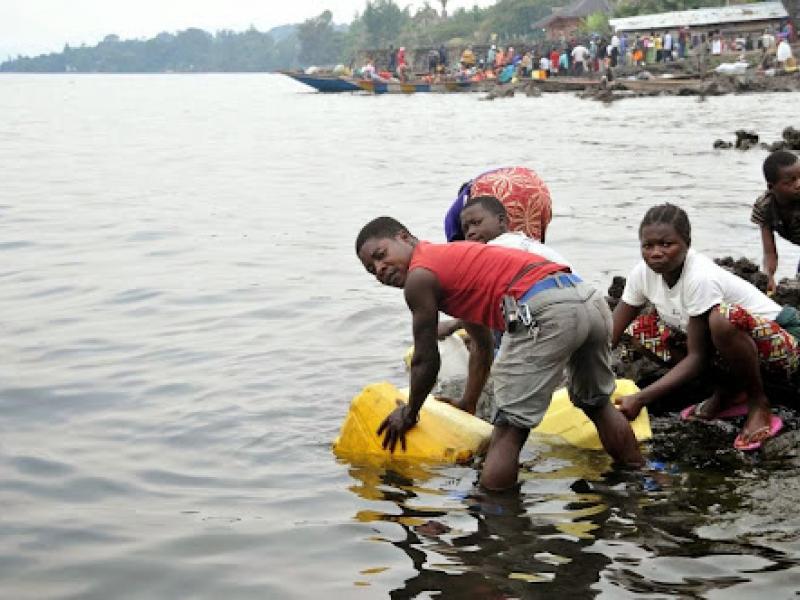 eau potable à Goma